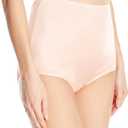 Vanity Fair Women's High Waisted Underwear, Full Coverage Ladies Panties, Perfectly Yours Briefs, Large, 2 Pack