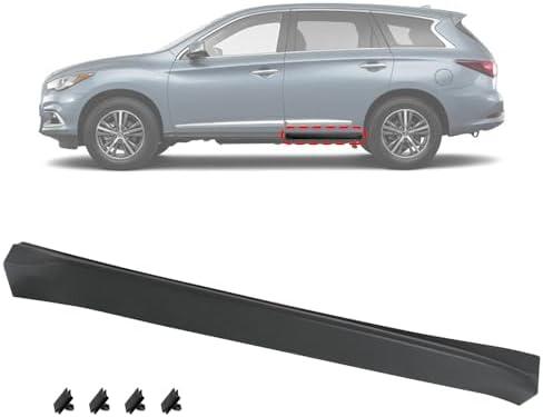 Rear Left Driver Side Door Molding Lower Trim Compatible with Infiniti QX60 2014-2020 Compatible with Infiniti JX35 2013 Replaces 82877-9NB0A 82877 9NB0A 828779NB0A