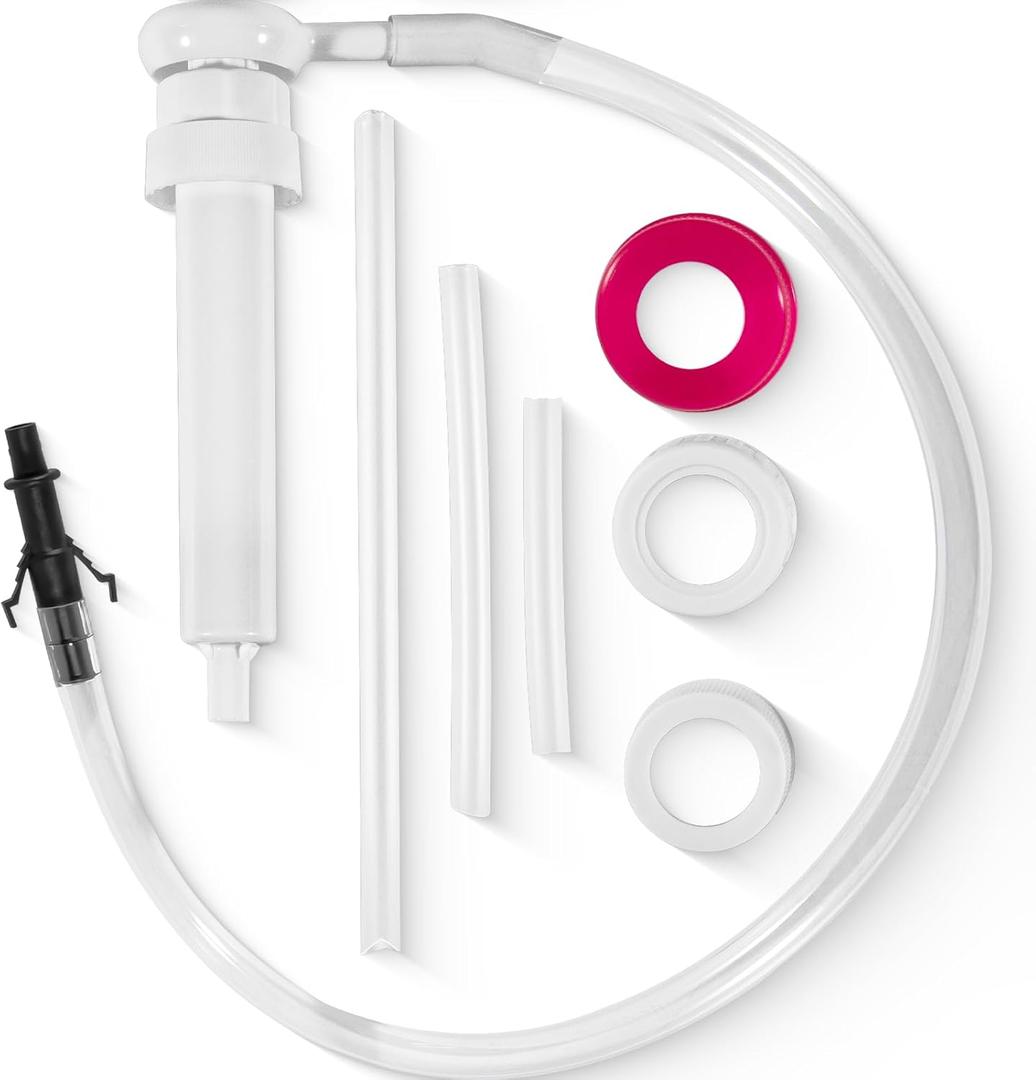 Yoursme Fluid Oil Pump for Gallon Bottles and Wide Mouth Quart Bottles (Dont fit Standard Quart Bottles) Hand Pump Transfer Gear Oil, Transmission and Differential Fluid, 30cc Per Stroke