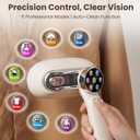 Handheld Steamer for Clothes, 1200W Portable 2-in-1 Garment Steamer & Travel Iron with 7 Modes, 180 Rotatable Handle, Fast 8s Heat-Up, Visual Panel & Self-Clean, 160ml for Home