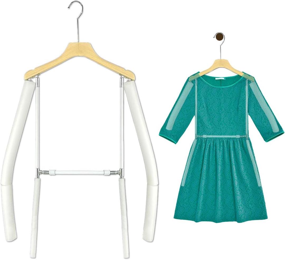 Dress Form,Adjustable Clothing Mannequin,Metal Hanging Mannequin Female,Adjustable Mannequins Clothing Display for Hanging Women's Tops Skirts and Other Fashionable Clothing