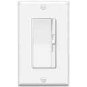 BESTTEN Super Slim Dimmer Light Switch for 300W Dimmable LED/CFL Lights and 600W Incandescent/Halogen, Single Pole/3-Way LED Slide Dimmer, Wall Plate Included, ETL Listed, White