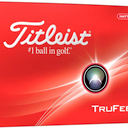 Titleist TruFeel Golf Balls, Matte Red (One Dozen)