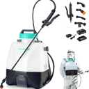 HAUSHOF 4-Gallon Rechargeable Backpack Sprayer  70PSI High-Pressure, 4 Spray Modes, Wide-Mouth Tank for Gardening, Weed Control & Cleaning