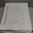 Homemory Amber Flickering Flameless Candles, Battery Operated Acrylic LED Pillar Candles with Remote Control and Timer, Fall Candles, Set of 9