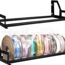 3D Printer Filament Storage Rack,Filament Holder,2 PCS Wall Mount Filament Shelf ,3d filament storage,Filament Spool Holders ,Heavy Duty Metal Filament Holder Shelf, Organized for 3D Printing Studio