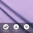 tujol Lavender 6 Pack Plastic Table Cloth 54" x 108", Disposable Tablecloths Rectangle Table Cover, Plastic Tablecloths for Parties