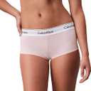Calvin Klein Women's Cotton Boyshort Panty (Pink, XS)