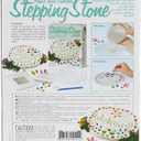 4M: Make Your Garden: Stepping Stone - DIY Ceramic Yard Decor Kit, All-in-1 Art & Craft Set, 7.5" Mold, Decorate W/Beads-Glitter-Stones, Kids Ages 8+