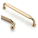 Asidrama 10 Pack 5 Inch(128mm) Brushed Brass Kitchen Cabinet Handles, Cabinet Pulls Kitchen Cabinet Hardware for Cupboard Drawer Pulls
