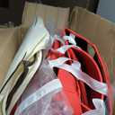 FREESOO Car Seat Covers Full Set Faux Leather Universal Fit Red