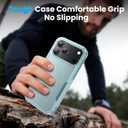 Magnetic for iPhone 17 Pro Case, Heavy Duty Protection, 23ft Military-Grade Drop Protection, Compatible with MagSafe, Tough Non-Slip, Matte Surface Phone case for iphone 17 Pro 6.3", Light Green
