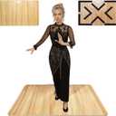 Tap Board for Tap Dancing Portable Tap Dance Board - Ideal for Dancers Home & Outdoor, Portable Stage Platform, Versatile Dance Floor Tiles - Pro-Quality Tap Dancing Practice Board (Wood 42.2*21.1)