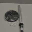 Erytlly Hair Dryer Stand Hands Free 360-Degree Rotating Adjustable Height Metal Hair Dryer Stand Blow Dryer Holder for Bathroom, Vanity, Makeup Room