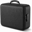 Fireproof Document Box (Soft-Shell) with Lock, 5200F Fireproof & Water-Resistant File Organizer for Important Documents, Certificates, Passport & 14" Laptop, Home Office Travel