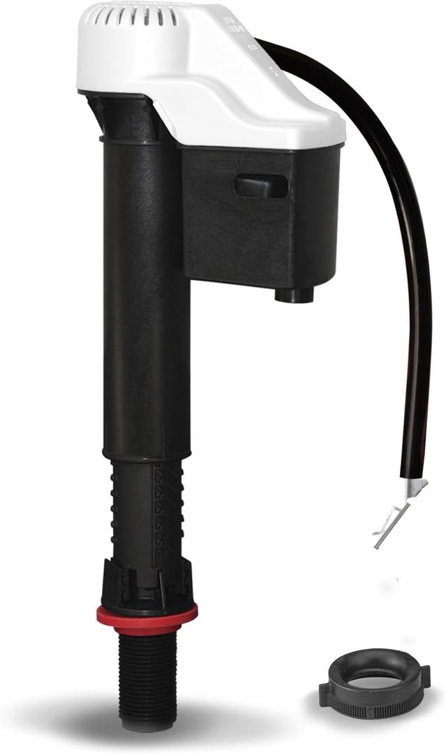 Korky QuietFILL Toilet Fill Valve - Universal Fits 99% of Toilets - Easy Height Adjust for Fast Install, 528
