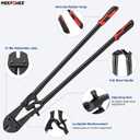 MAXPOWER 36" Heavy Duty Bolt Cutter, 0.5" Cutting Capacitiy, Cr-Mo Jaw