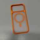 TORRAS Stronger Magnetic & Shockproof for iPhone 17 Pro Max Case, Fit for MagSafe, Military Grade Drop Protection, Camera Control, DIY Button, Slim for iPhone 17 Pro Max Case Translucent Orange