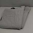 Car Back Seat Cover, Long Bottom Vehicle Rear Seat Protector with Storage Pockets, Breathable Linen Automotive Backseat Bench Cushion Pad Accessories, Universal for SUV Trucks (Gray)