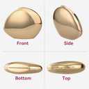 YYW Evening Clutch Purse for Women Metal Reflective Shoulder Bag Unique Handbag for Wedding Party Prom