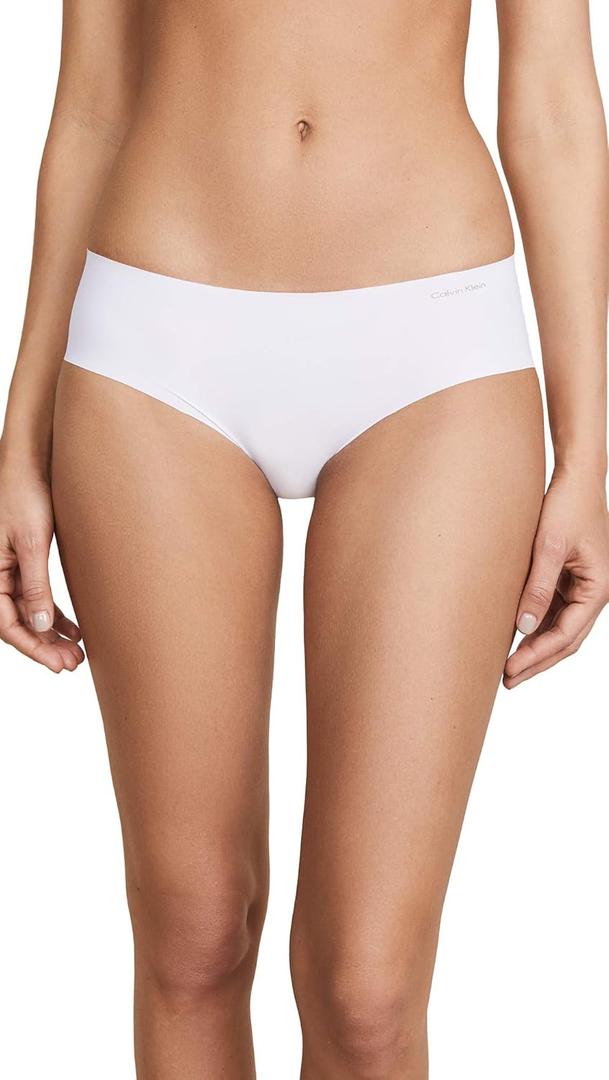 Calvin Klein Women's Invisibles Hipster Panties (White, L)