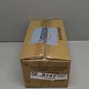 Plustool 8 Pack Matte Black Door Knobs, Privacy Door Knob with Lock, Interior Doorknobs with Round Ball, Keyless Door Lockset for Bedrooms Bathrooms