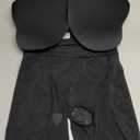 Nebility Women's Butt Lifting Shapewear - Built-in Hip & Butt Pads Mid-Rise Padded Shaper Shorts Booty Enhancer Lifter Beige Size L