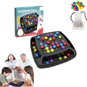 Intellectual Chessboard - Dual Duel, Chess Dual Game, Fun Table Top Strategy Games, Intellectual Chessboard Colored Marbles,Family Games Party Game for Kids and Adults (48PCS)