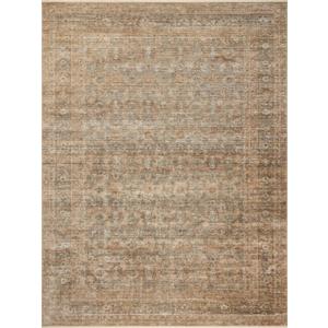 Loloi Amber Lewis Molly Collection MOL-06 Gold/Blue 9'-6" x 13'-6" Low Pile Area Rug