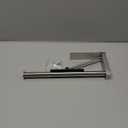 Upgraded Kitchen Paper Towel Holder - One-Hand Tear Under Cabinet Stick-on Towel Rack for Hanging Paper - First Apartment Essentials Wall Mount Self Adhesive Stainless Steel Rack Fits (Sliver)