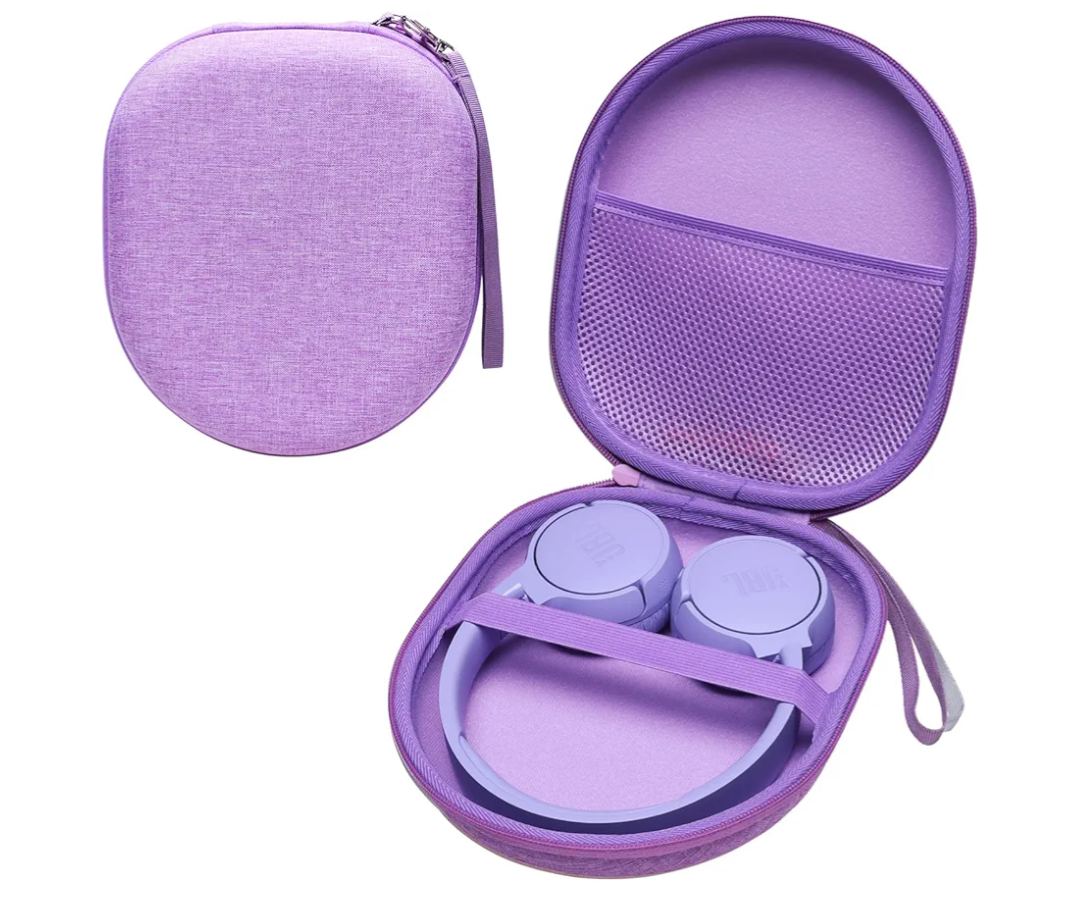 Headphone Headset Case Compatible with JBL Tune 520BT 720BT/BERIBES/KVIDIO/Soundcore by Anker/Sony Wireless On-Ear Headphones, Purple