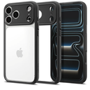Spigen for iPhone 17 Pro Case, Ultra Hybrid [TPU Covered Camera Control] [Anti-Yellowing] [No Magnet Ring] - Matte Black
