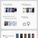 ESR for MagSafe Car Mount Charger, for Magsafe Car Charger, Dashboard Suction Cup Magnetic Car Mount, 360 Rotation, Magnetic Car Phone Holder for iPhone 17e/17/16/15/14/13/12, S26/S25, Fast Charging