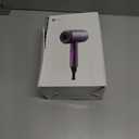 slopehill Professional Ionic Hair Dryer, Powerful 1800W Fast Drying Low Noise Blow Dryer with 2 Concentrator Nozzle 1 Diffuser Attachments for Home Salon Travel (Grey)