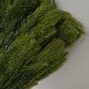 12Pcs Christmas Norfolk Pine Stems, 24'' Long Artificial Evergreen Norfolk Pine Branches, Real Touch Greenery Picks, Faux Floral Branch for Mantel DIY Xmas Home Decoration Indoor Christmas Decor