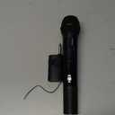 Singing Machine Portable Wireless Microphone (Black) - Premium Unidirectional UHF Wireless Mic for Singing, Speeches & Events - Cordless Mic Compatible with Karaoke Machines, PA Systems & More