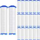 20 Pack Shower Filter Shower Head PP Cotton Handheld, Replacement Filter Tool Suitable for Various Specifications of Heads (3.3 inches)