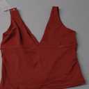 REORIA Women's Summer Sexy Deep V Neck Sleeveless Slim Fit Trendy Y2k Corset Cami Crop Tank Tops
, Medium