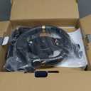 NBCP Racing Wheel with 6-Speed Shifter & Pedals 1080 Gaming Steering Wheel for PS4, Xbox & PC, Vibration Feedback, Clamp Mount, Plug & Play