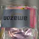 Lutoys Pink Happy Birthday Party Decorations, Happy Birthday Banner, Pink Foil Heart Star Confetti Balloons Curtain Backdrop Hanging Swirls Butterfly Party Decor for Girls Women Princess