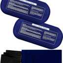 Reusable Hot and Cold Ice Packs with Adjustable, Flexible Ice Wraps  3-Piece Set for Shoulder, Back, Knee, Neck, Arm, Leg, and Joint or Muscle Injuries