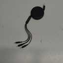 LISEN Multi Charging Cable, 3 in 1 Retractable Charging Cable, Retractable Car Charger with Type C/L/Micro USB Ports for iPhone 17 16 15 14 Pro/Samsung Galaxy S25/Kindle, Cruise Essentials Accessories