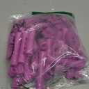YOROSTAR Perm Rods Set for Natural Hair 40pcs Plastic Cold Wave Rods for Long Short Hair Rollers Large Hair Curling Rods for Women Purple (1 Count (Pack of 40))