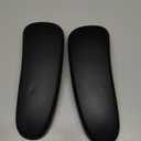 Chair Armrest Replacement, Arm Pad Caps Replacement for Herman Miller Classic Aeron Chair Graphite Black 1 Pair