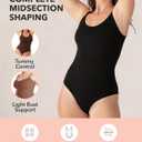 SHAPERMINT Bodysuit Women Shapewear - Tummy Control Body Suit for Women - Seamless Compression Slimming Shaping Bodysuit (Black,Small)