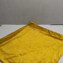 Couch Pillow Covers 20x20 Golden Yellow: 2 Pack Cozy Soft Velvet Square Throw Pillow Cases for Farmhouse Home Decor