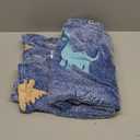 TEHALK Dinosaur Glow in The Dark Blanket for Kids, Toddler Blanket for Boys, Dinosaur Gifts for Boys/Kids, Soft Fleece Blanket Throw, Birthday Gifts 40"x60"