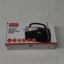 GPX R633B Portable Shortwave AM/FM Clock Radio (Black)