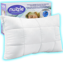 Nuzzle Cooling Adjustable Pillow for Side Sleepers, Luxury Standard Size Bed Pillow Hotel Collection  Best Adjust Height Soft Firm Pillow for Back, Stomach or Side Sleepers  Home Gifts