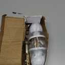 uxcell Modern White Round Door Knob, Zinc Alloy, Easy Install, Durable, Privacy Lock, Fits 35mm-40mm Doors